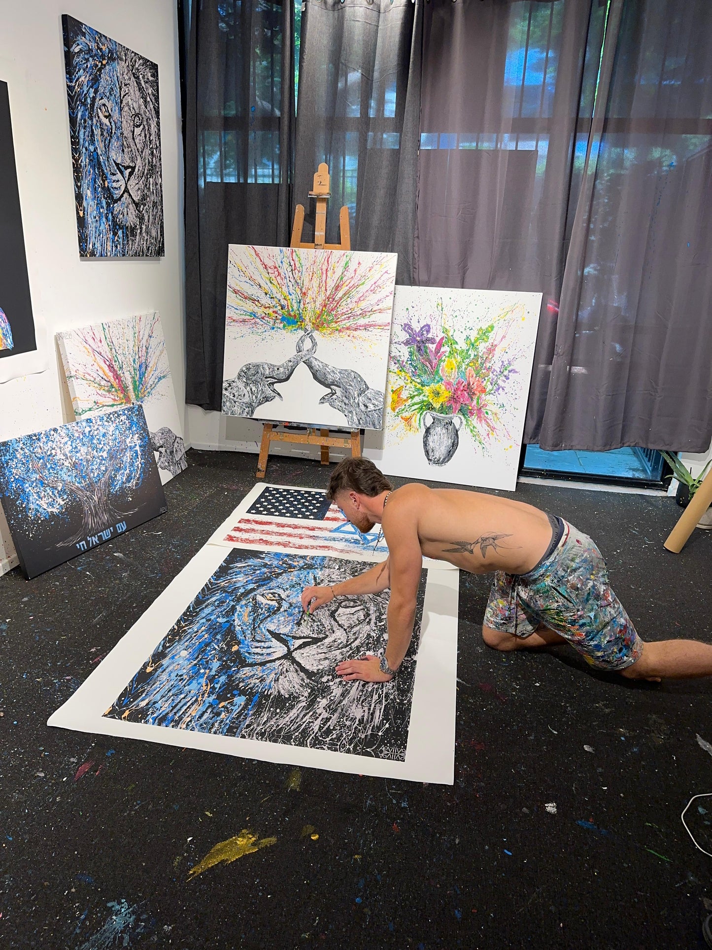 יצירה מקורית - עוצמה כחול לבן