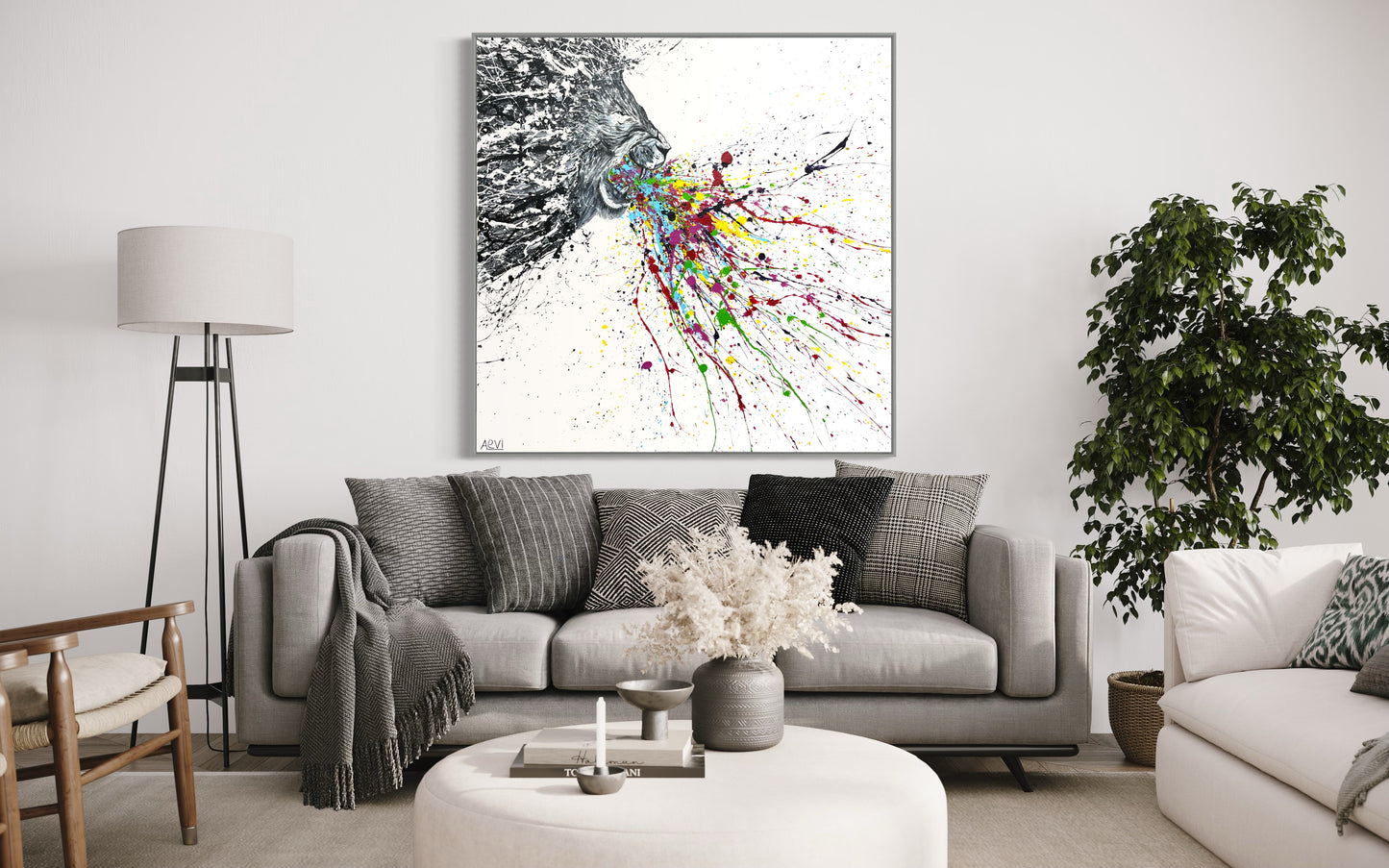 יצירה מקורית - אריה שואג