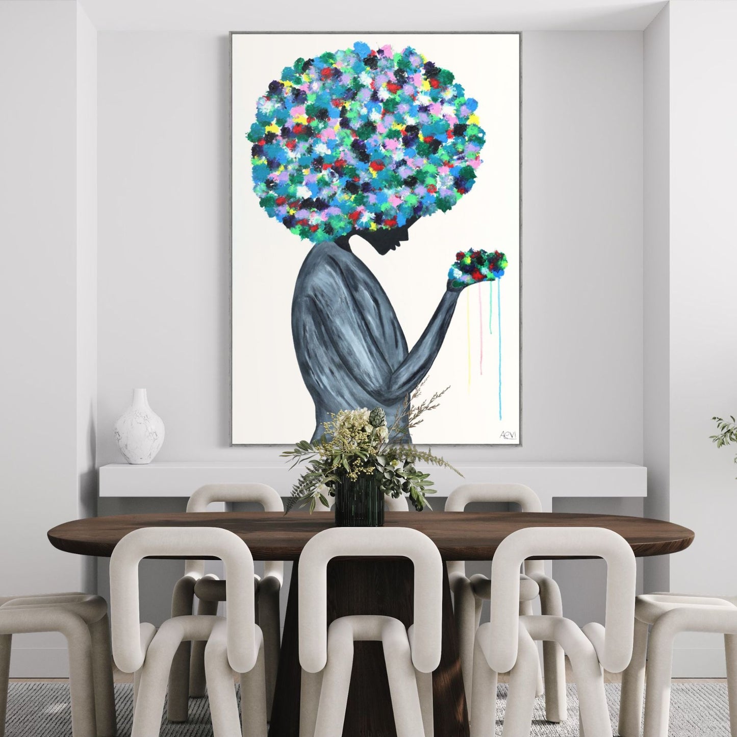 יצירה מקורית - פרחים בשיער