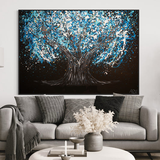 עץ החיים - כחול עמוק